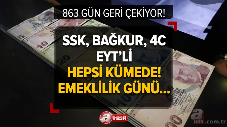 Yanıt buldu, emeklilik hesapları su yüzüne çıktı! 863 gün geri çekiyor! SSK, Bağkur, 4C, EYT'li hepsi KÜMEDE! 3 yıl hizmet, şartı, ihya... 1