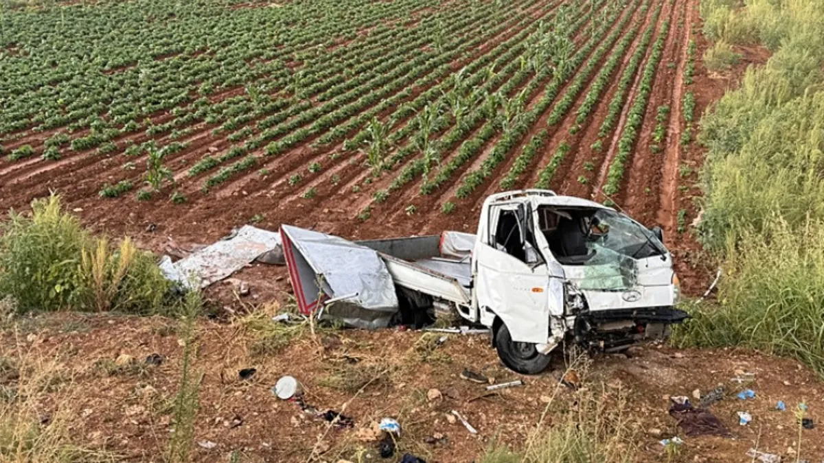 Gaziantep'te korkunç kaza! Pikap devrildi: Ölü ve yaralılar var