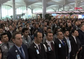 İstanbul Havalimanı'nda Gazi Mustafa Kemal Atatürk anıldı