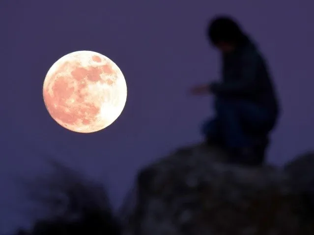 Bodrum’da ’Süper Ay’ güzelliği...