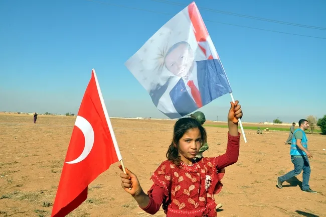 Tel Abyad'da çocukların Erdoğan sevgisi - 2