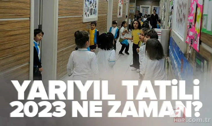 Şubat tatili ne zaman başlıyor? 2023 15 karne tatili hangi tarihlerde? Yarıyıl tatili (sömestr) ayın kaçında? MEB takvimi... 1