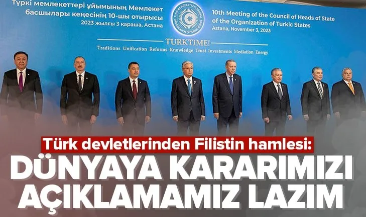 Özbekistan Cumhurbaşkanı Şevket Mirziyoyev: Bağımsız Filistin devleti kurulmalı