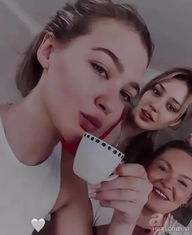 Melisa Döngel annesini paylaştı beğeni yağdı! Güzelliği ondan miras 9