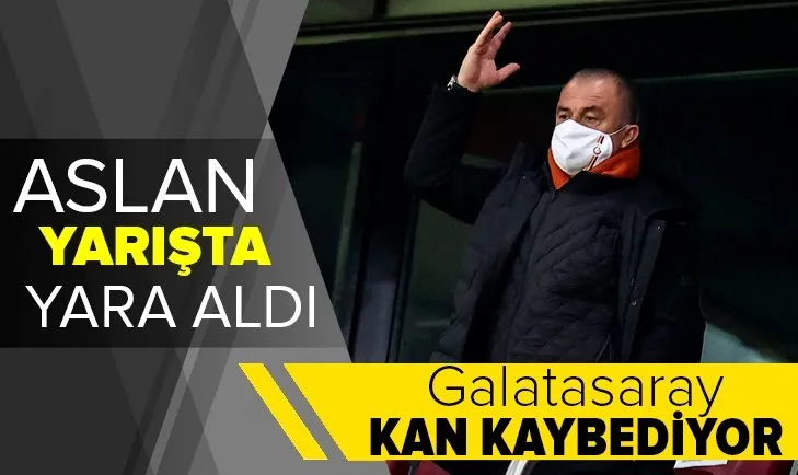 Galatasaray kan kaybediyor! Aslan lidersiz kaldı