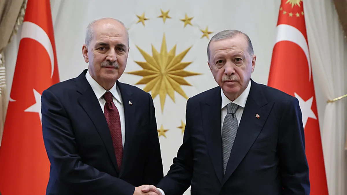Başkan Erdoğan TBMM Başkanı Numan Kurtulmuş'u kabul etti