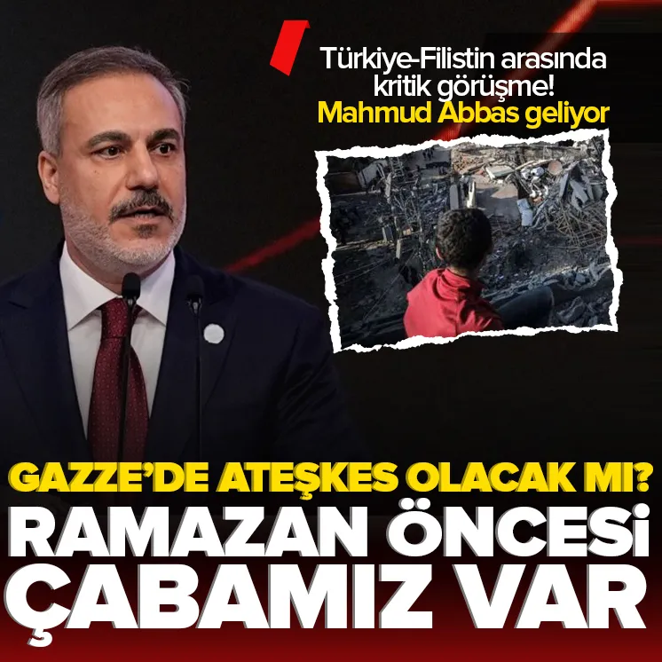 Gazzede ateşkes umudu! Bakan Fidan duyurdu