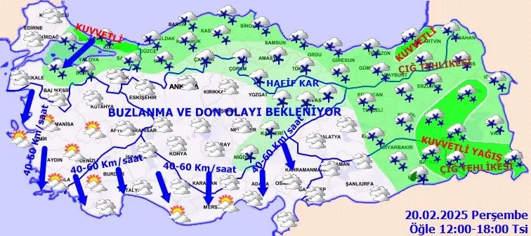 EGE’DE SOĞUK VE RÜZGARLI HAVA HAKİM