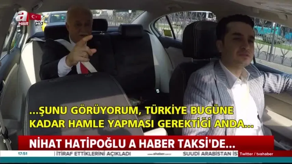 Nihat Hatipoğlu A Haber Taksi’de