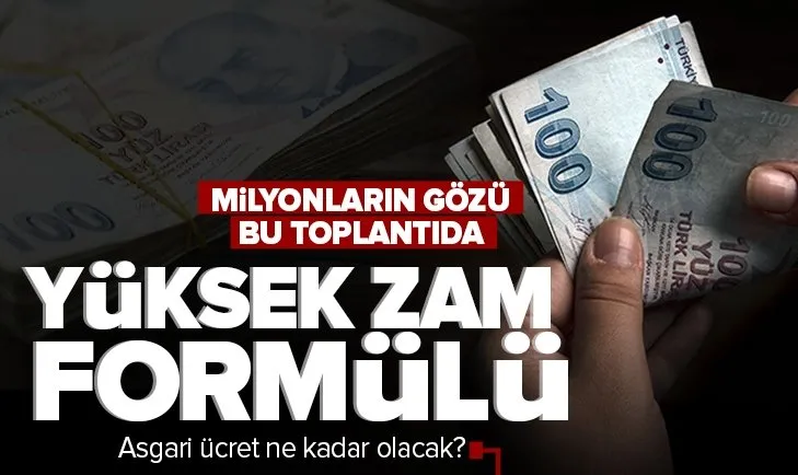 Asgari ücrete yüksek zam formülü! 2022 asgari ücret ne kadar olacak? Milyonların gözü bu toplantıdan çıkacak kararda