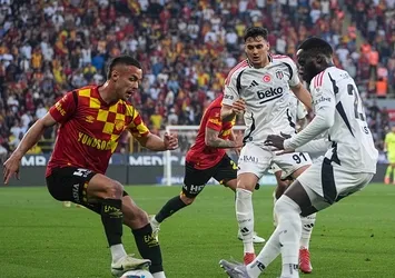 Göztepe-Beşiktaş mücadelesi 1-1 berabere kaldı