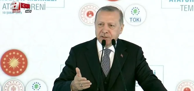 Son dakika: Başkan Erdoğan: AKM vatan ve millet düşmanlarına verilmiş en güzel cevap olacaktır!