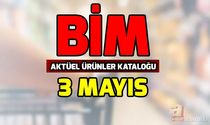 BİM aktüel ürünler kataloğu 3 Mayıs ile yok yok! BİM kataloğu indirimli ürünler neler? 1