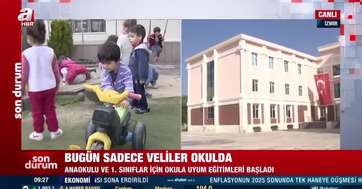 Minikler okula ilk adımı atıyor! Okullarda uyum haftası başladı