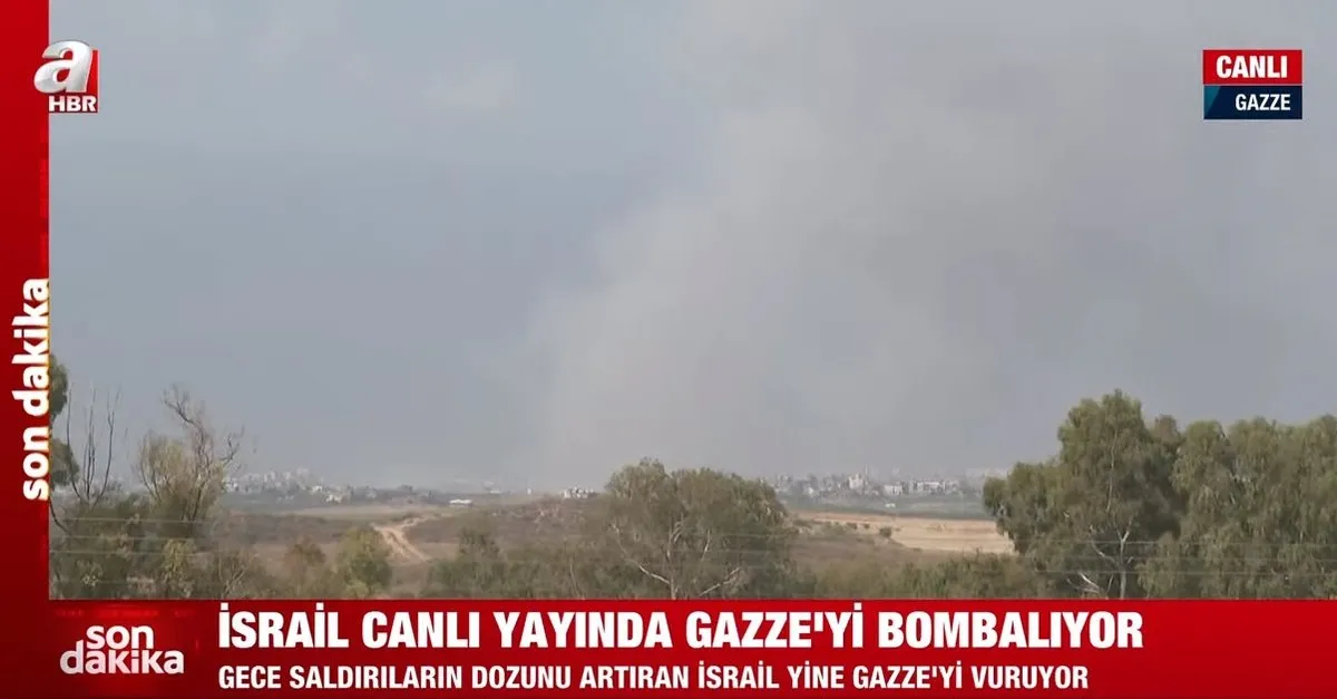 Katil İsrail Gazze’ye girdi! Bombardıman sürüyor