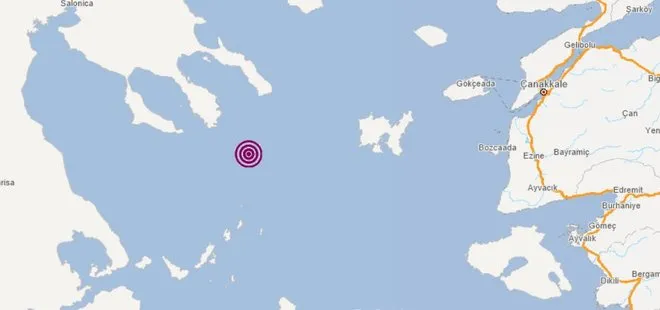 Son dakika: Ege Denizi’nde korkutan deprem