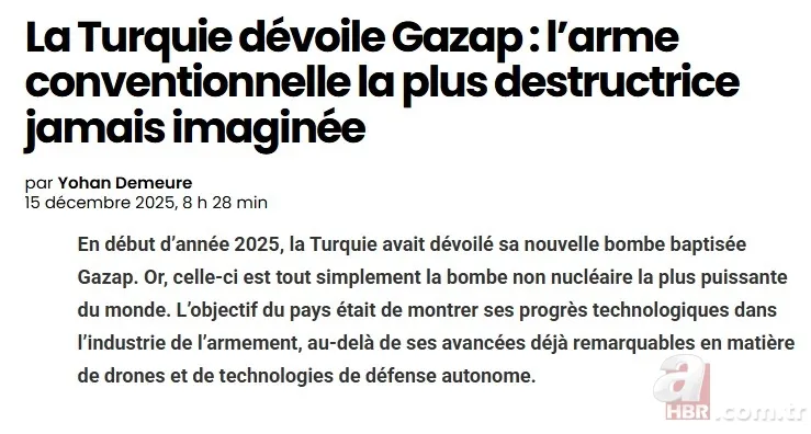 Fransızlar GAZAP ve HAYALET'e hayran kaldı: En yıkıcı konvansiyonel silah 2