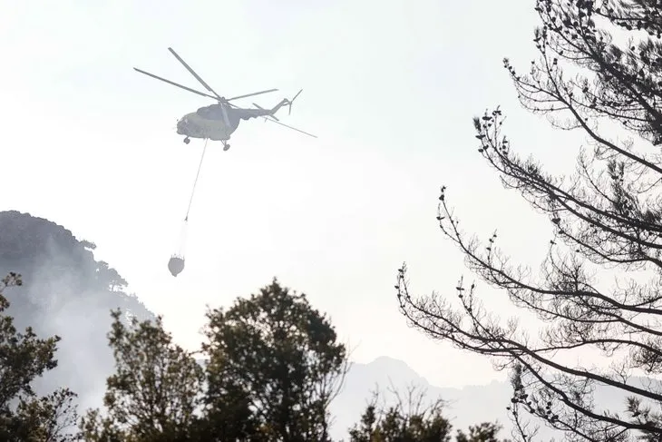 Antalya’da orman yangını! Alevler o köye doğru ilerliyor