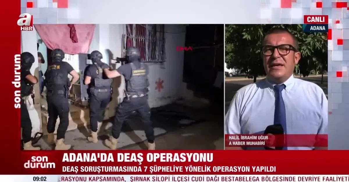 Adana'da DEAŞ operasyonu
