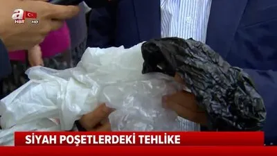 Uzmanlar siyah poşet tercih edenleri uyardı