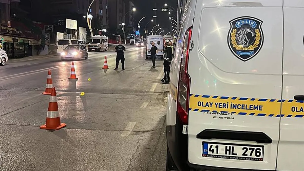 Kocaeli'de silahlı saldırı! 1 yaralı