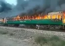 Pakistanda tren yangını faciası