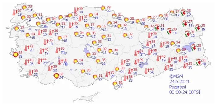 HAVA DURUMU | Bu illerde yaşayanlar dikkat: Çöl sıcakları kavuracak! Meteorolojiden 5 günlük harita - 14