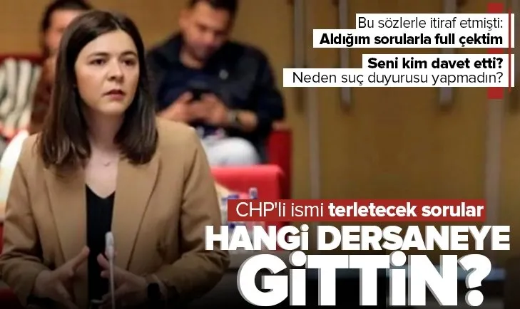 Sınav itirafında bulunan CHP Grup Başkanvekili İzel Zenginobuz’u terletecek sorular! Hangi dershaneye gittin? Seni dershaneye kim davet etti?