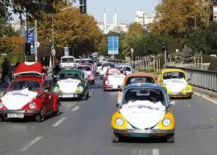 Vosvoslar trafikte görenleri hayrete düşürdü! Koronavirüs için...