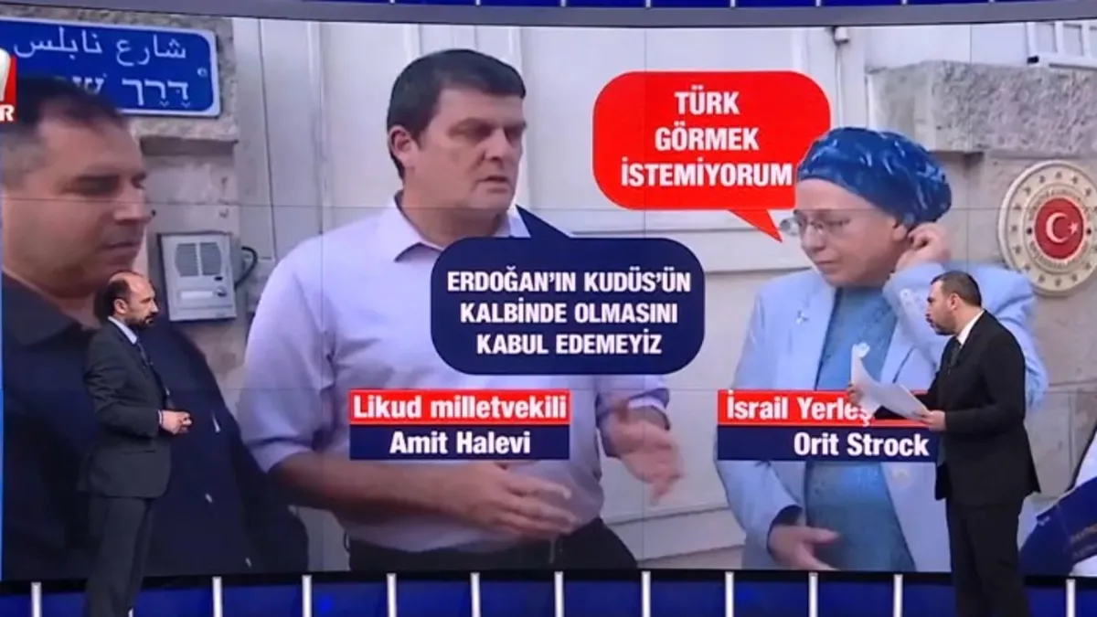 Kudüs Başkonsolosluğu önünde provokasyon! İsrail’den “Erdoğan Kudüs’ün kalbinde” isyanı