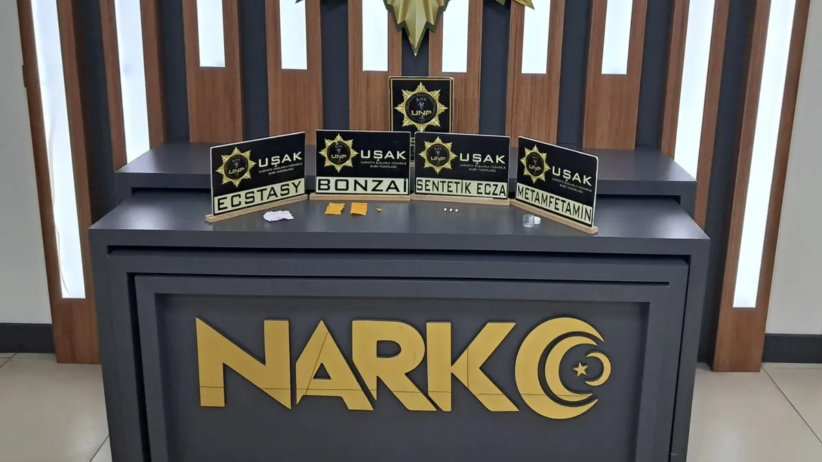 Uşak’ta uyuşturucuya darbe! 6 şüpheliden 5’i tutuklandı