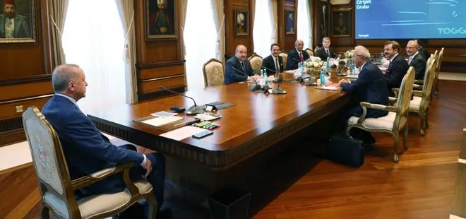 Son dakika: Başkan Erdoğan TOGG Yönetim Kurulu üyelerini kabul etti