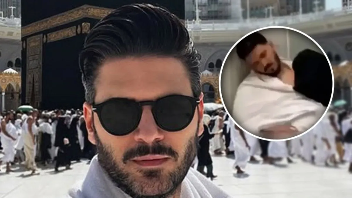 Herkes ünlü oyuncu sandı! Tolgahan Sayışman'dan Umre görüntülerine açıklama...