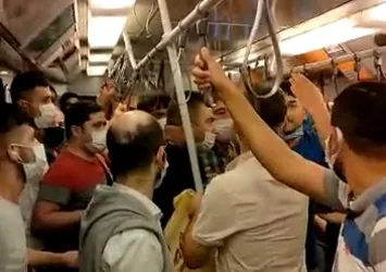 Metroda maske kavgası: Nefes almak için çıkardım