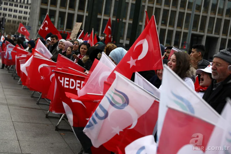 Başkan Erdoğan'a Berlin'de sevgi gösterisi 14