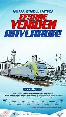 Ankara Ekspresi'nin ilk seferi için tüm biletler satıldı - 1