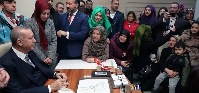 Başkan Erdoğan asker eşinin talebini dinledi