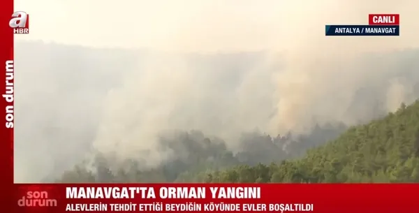 A Haber ekipleri yangın yerlerinde nöbete devam ediyor