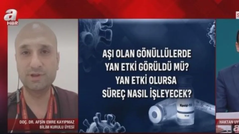 Virüs aşısına dair en çok merak edilenler: Doç.Dr. Afşin Emre Kayıpmaz A Haber ekranlarında açıkladı
