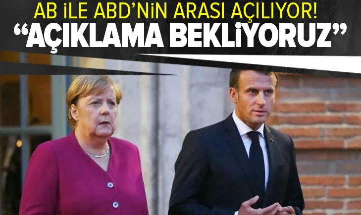 Macron ve Merkelden ABDye flaş çağrı