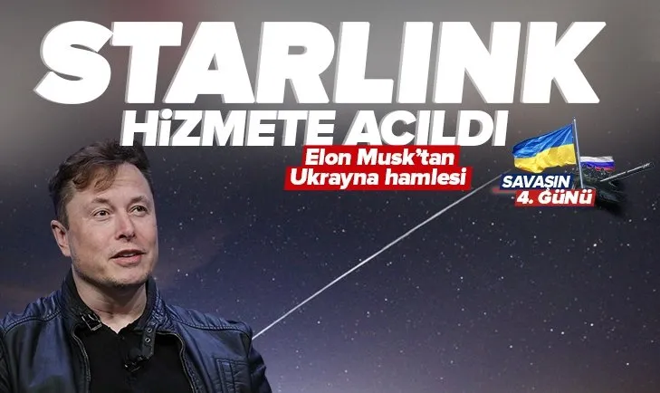 Elon Musk Rusya-Ukrayna savaşına karşı harekete geçti! Starlink uyduları...