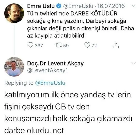 Iyi Parti Li Levent Akcay Feto Nun Hain Darbe Kalkismasina Destek Vermis A Haber Son Dakika Gundem Haberleri