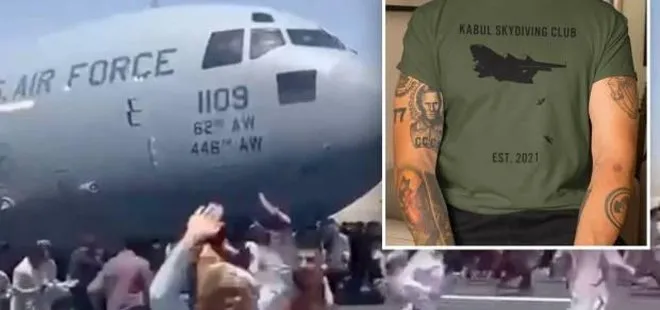 Skandal tişört! Uçaktan düşerek ölen Afganlarla dalga geçtiler: Kabil Paraşütle Atlama Kulübü
