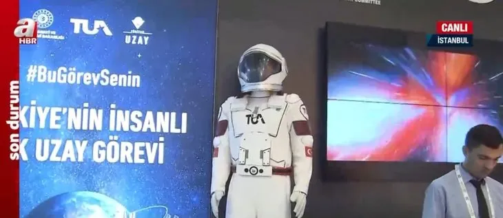 Savunmanın kalbi SAHA EXPO’da! İşte ilk Türk astronotun uzay kıyafeti