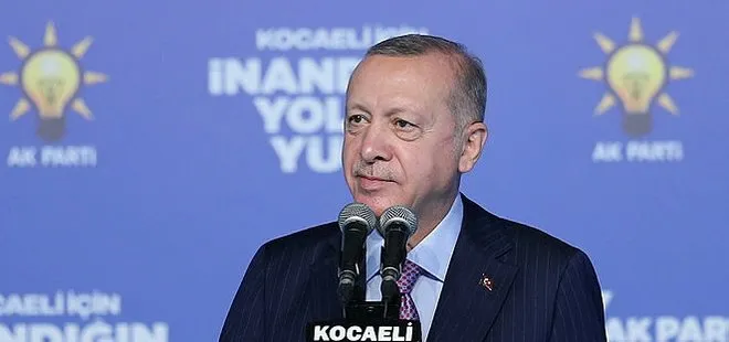 Son dakika: Başkan Erdoğan’dan Kocaeli’de önemli açıklamalar