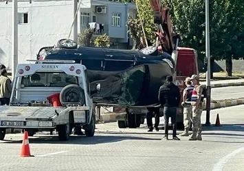 Batman'da otomobil takla attı: 2 yaralı