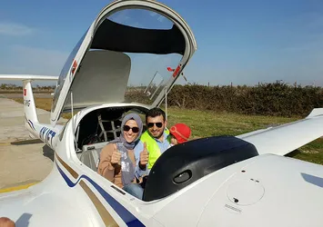Selçuk Bayraktar'ın pilotluk sevinci