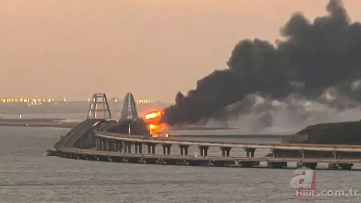 Putin’den gövde gösterisi: Vurulan Kerç Köprüsü üzerinde araç kullandı