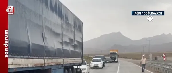 SON DAKİKA! Ağrı'da sel! Türkiye-İran kara yolu ulaşıma kapandı - 4