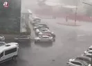 Diyarbakır’da sağanak etkili oldu